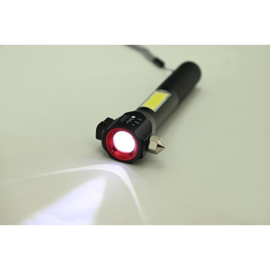 Laetav LED-taskulamp LED/3W/5V 200 lm 1200 mAh