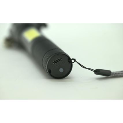 Laetav LED-taskulamp LED/3W/5V 200 lm 1200 mAh
