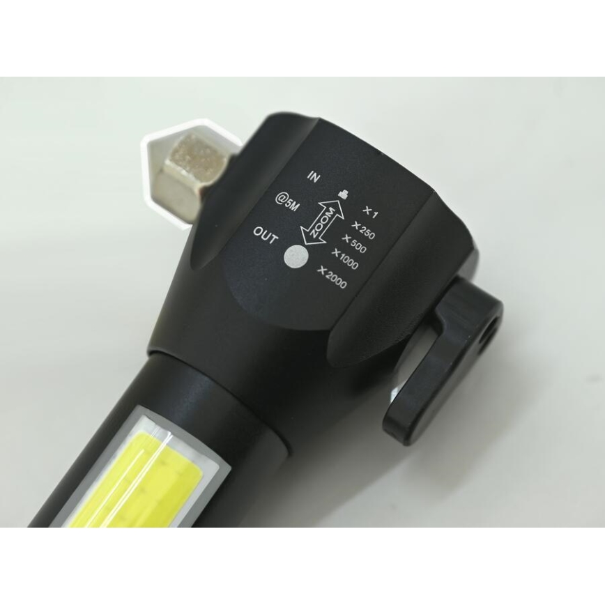 Laetav LED-taskulamp LED/3W/5V 200 lm 1200 mAh