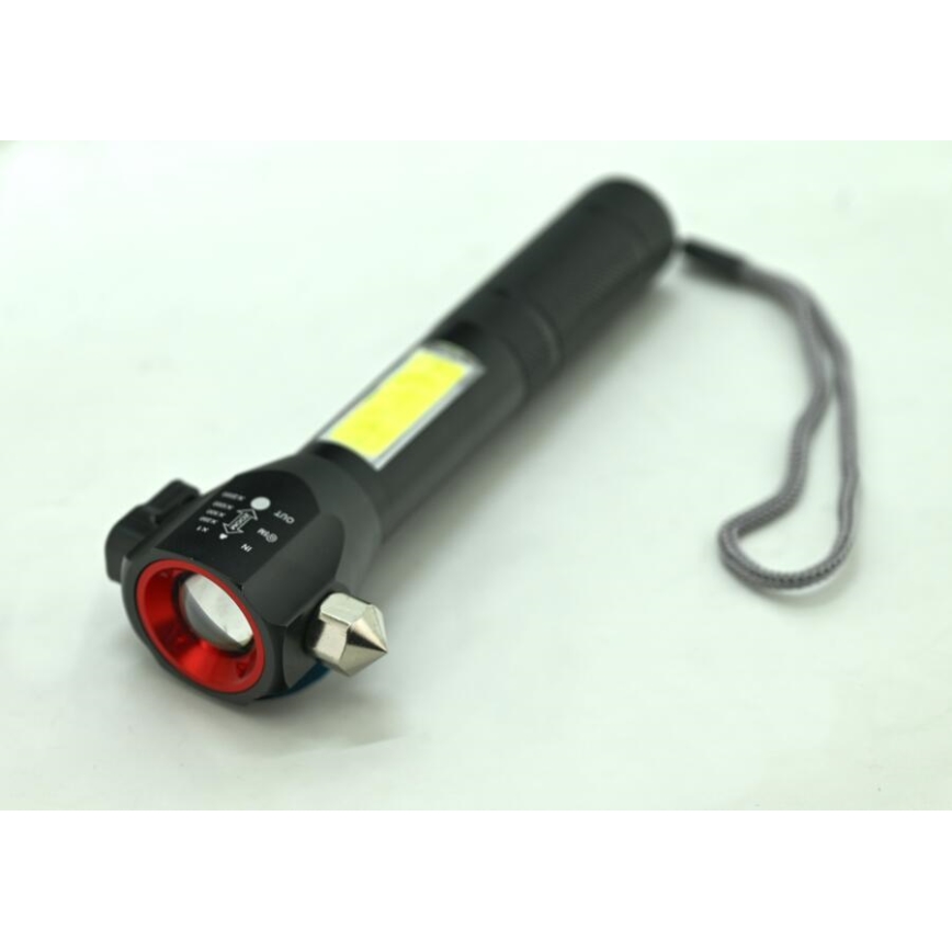Laetav LED-taskulamp LED/3W/5V 200 lm 1200 mAh