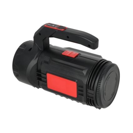 Laetav LED-taskulamp LED/5V 500 lm 1200 mAh must