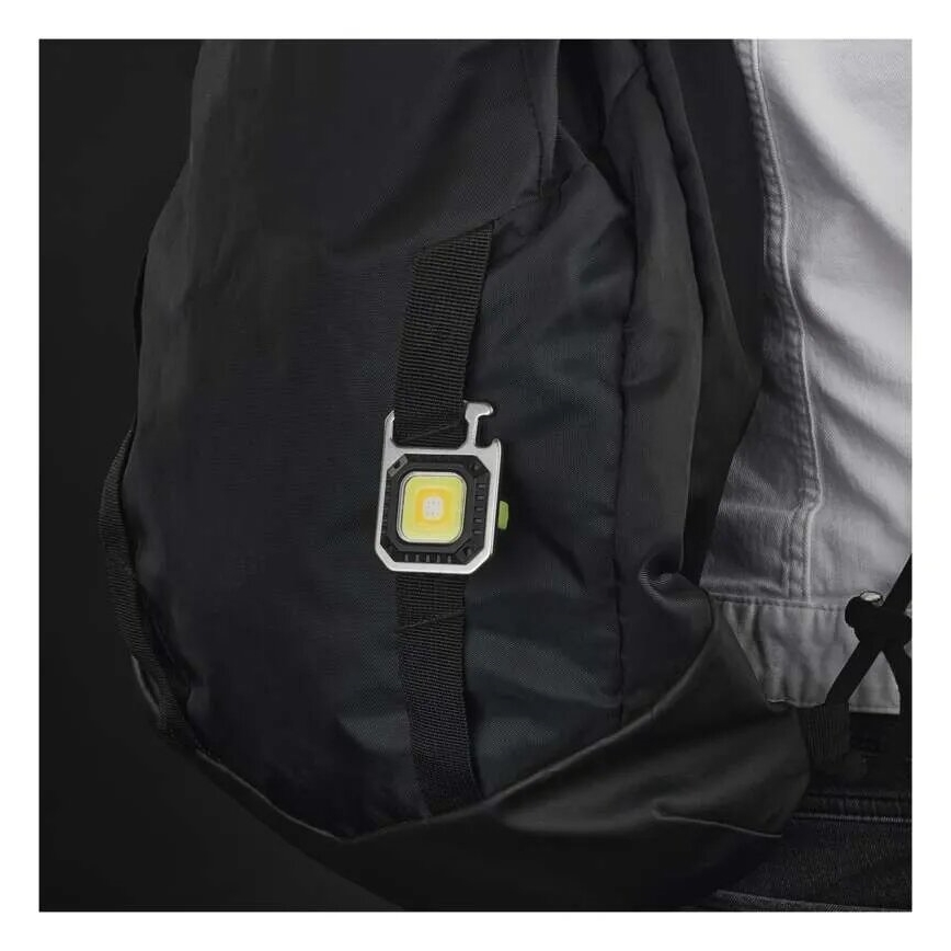 Laetav LED-taskulamp LED/USB/3,7V IP44 750 lm 400 mAh