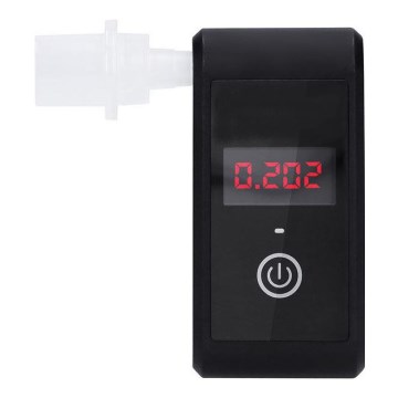 Laetav mini-alkomeeter kütuseelemendiga, 0,0 - 5,0‰ BAC tundlikkus 0,08‰ 5V