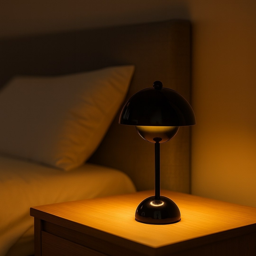 Laetav puutetundlik LED-laualamp COSTA LED/3W/5V 2400 mAh 3000-6000K must