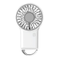 Laetav taskuventilaator 3W/5V 300 mAh valge