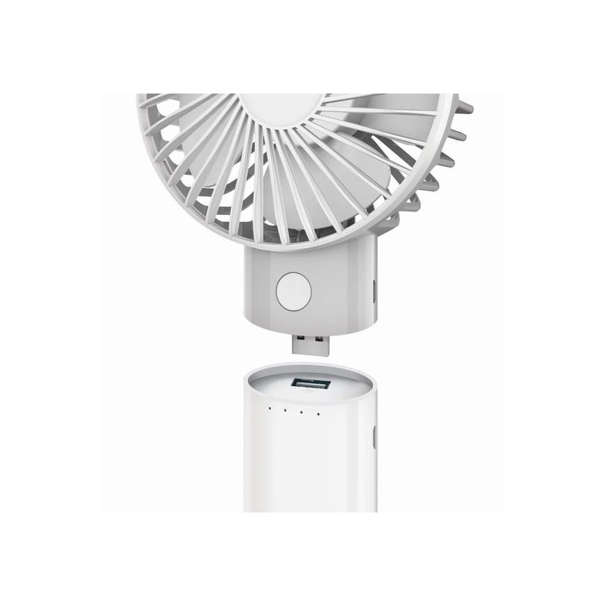 Laetav ventilaator koos 4000 mAh (3,7 V) USB-C akupangaga