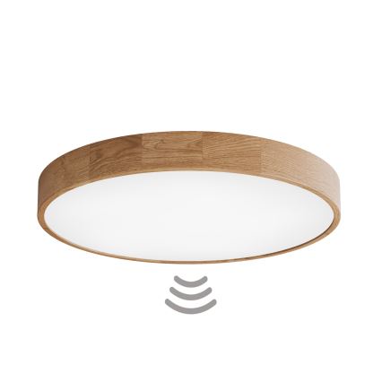Laevalgusti anduriga CLEO 6xE27/24W/230V läbimõõt 80 cm tamm