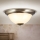 Laevalgusti AUSTRIAN OLD LAMP 2xE27/60W/230V d. 27 cm pronks/beež