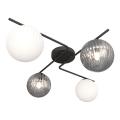 Laevalgusti AZURA 4xE14/10W/230V must/hall/valge