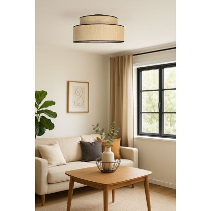 Laevalgusti BOHO 1xE27/60W/230V beež