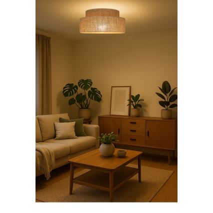 Laevalgusti BOHO 1xE27/60W/230V beež