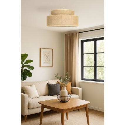 Laevalgusti BOHO 1xE27/60W/230V beež