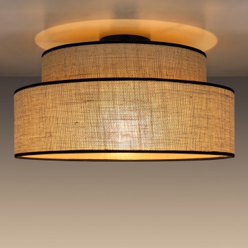 Laevalgusti BOHO 1xE27/60W/230V d. 40 cm beež