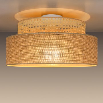 Laevalgusti BOHO 1xE27/60W/230V d. 40 cm rotang