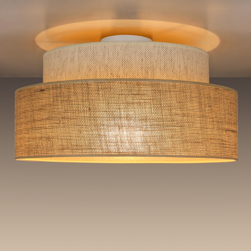 Laevalgusti BOHO 1xE27/60W/230V kreemikas/beež