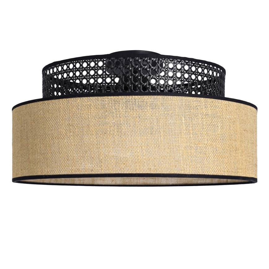 Laevalgusti BOHO 1xE27/60W/230V must/rotang