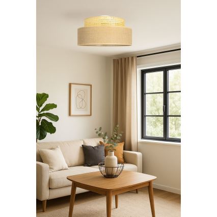 Laevalgusti BOHO 1xE27/60W/230V rotang