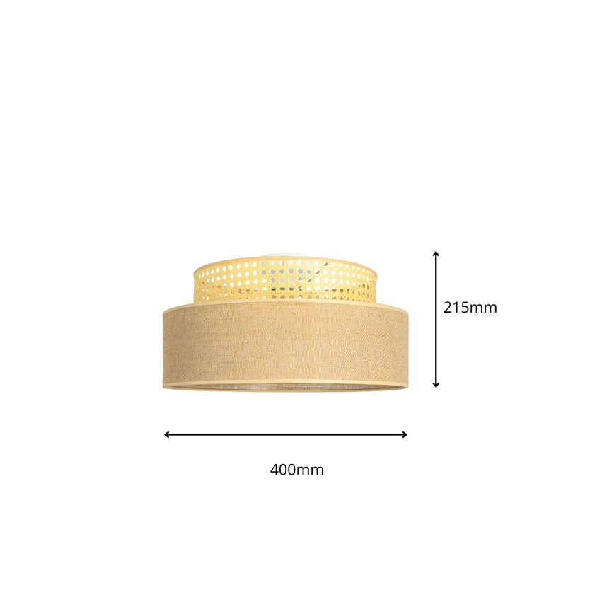 Laevalgusti BOHO 1xE27/60W/230V rotang