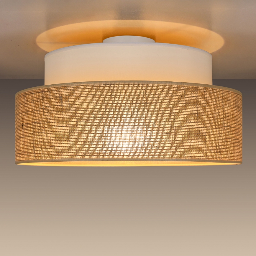 Laevalgusti BOHO 1xE27/60W/230V valge/beež