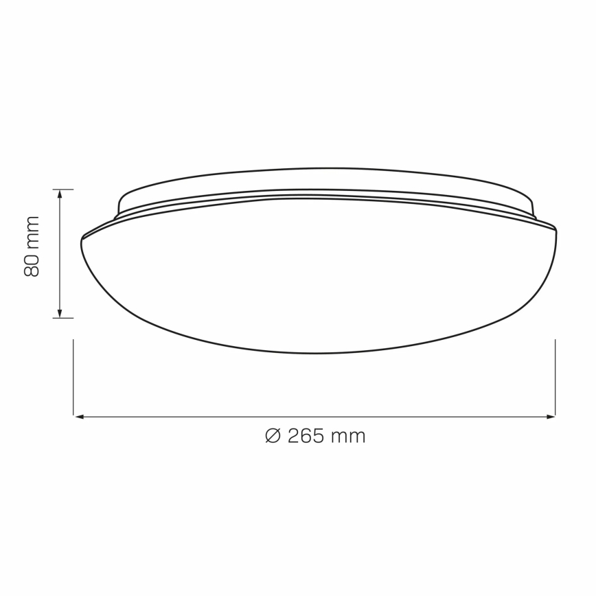 Laevalgusti BONIFACY 1xE27/20W/230V d. 26,5 cm valge