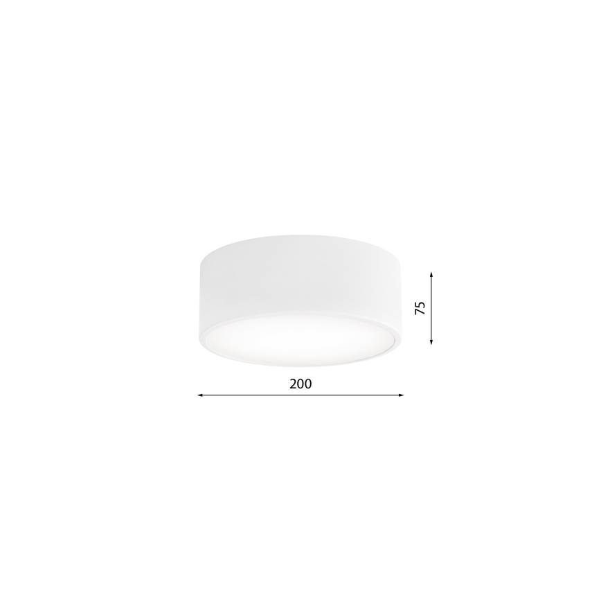 Laevalgusti CLEO 1xE27/24W/230V diameeter 20 cm valge