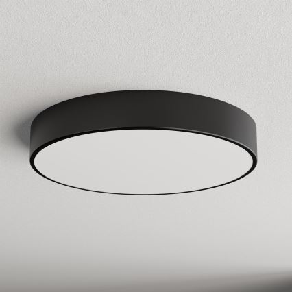 Laelamp CLEO liikumis- ja hämarusanduriga 4xE27/24W/230V, läbimõõt 50 cm, must