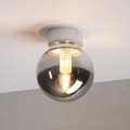 Laevalgusti ELIAS 1xE14/5W/230V läbimõõt 13 cm valge/suitsuhall