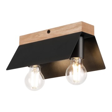 Laevalgusti ESME 2xE27/15W/230V must/tamm