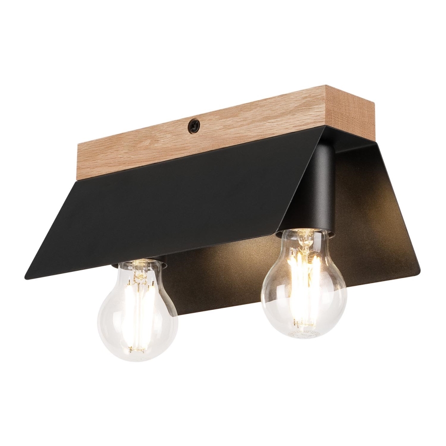Laevalgusti ESME 2xE27/15W/230V must/tamm
