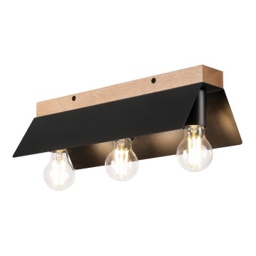 Laevalgusti ESME 3xE27/15W/230V must/tamm