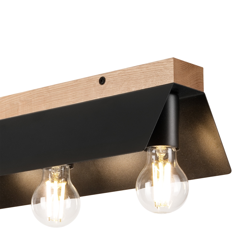 Laevalgusti ESME 3xE27/15W/230V must/tamm