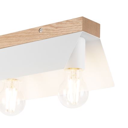 Laevalgusti ESME 3xE27/15W/230V valge/tamm