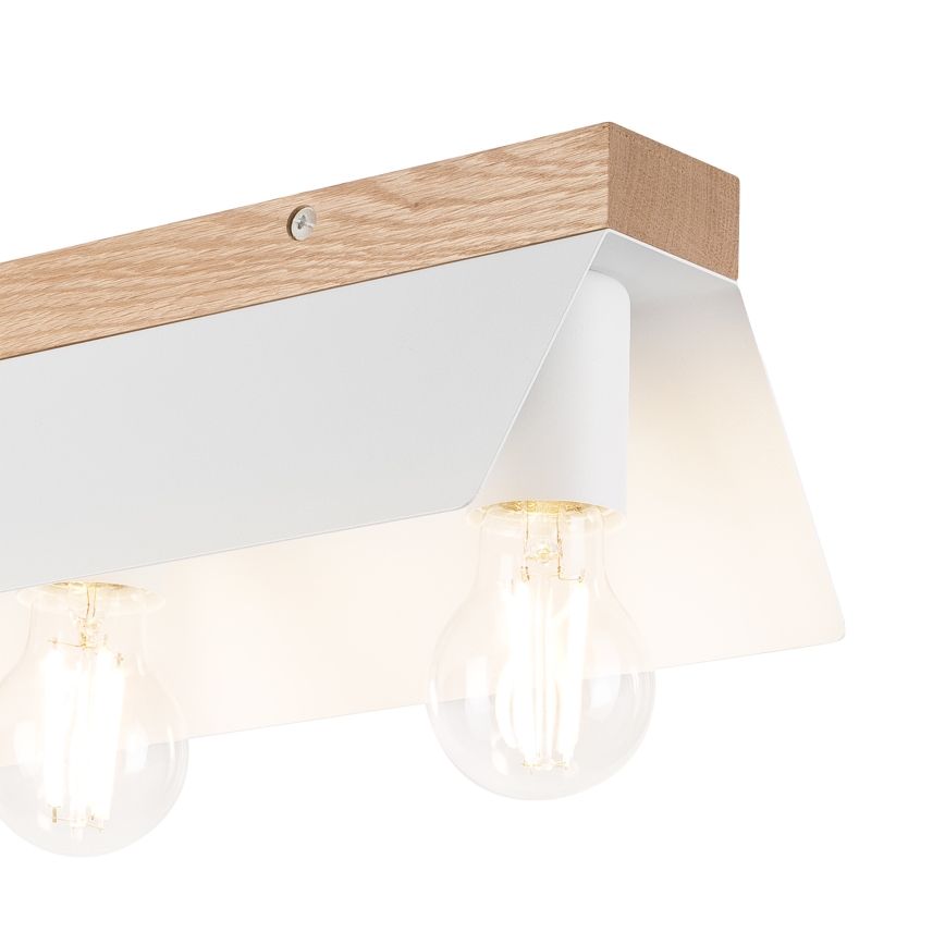 Laevalgusti ESME 3xE27/15W/230V valge/tamm