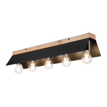 Laevalgusti ESME 5xE27/15W/230V must/tamm