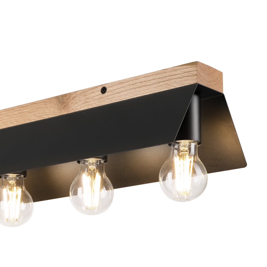 Laevalgusti ESME 5xE27/15W/230V must/tamm