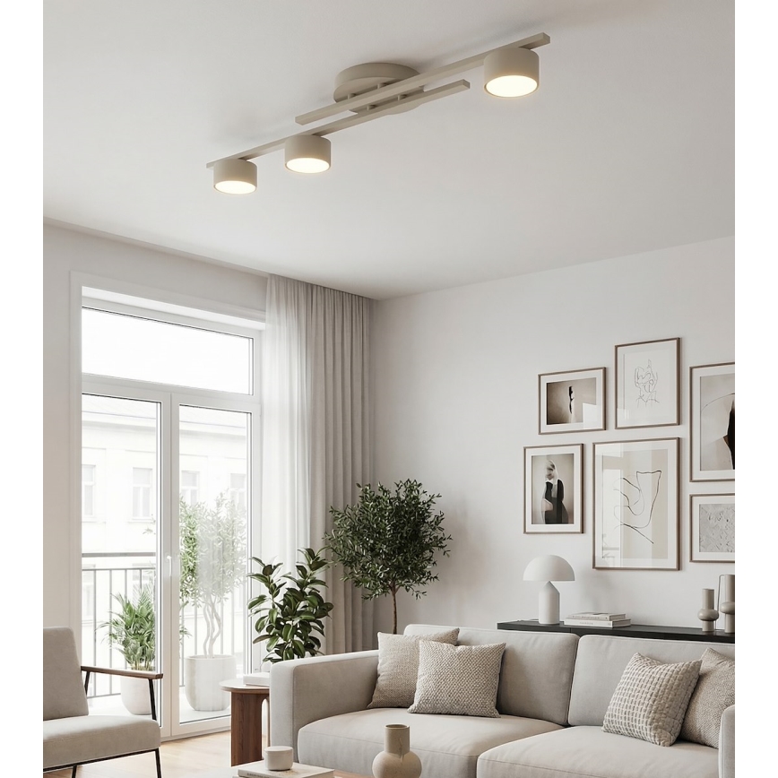 Laevalgusti FRAGMENT 3xGX53/12W/230V beež