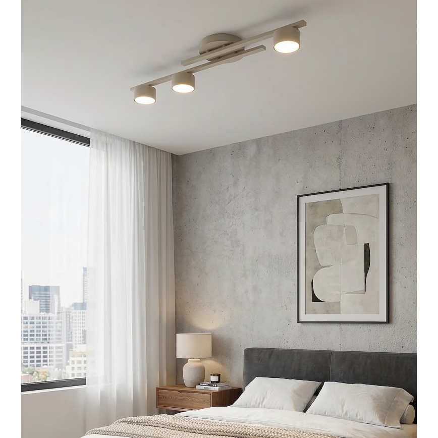 Laevalgusti FRAGMENT 3xGX53/12W/230V beež