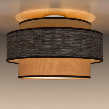 Laevalgusti GRACE 1xE27/60W/230V beež/pruun