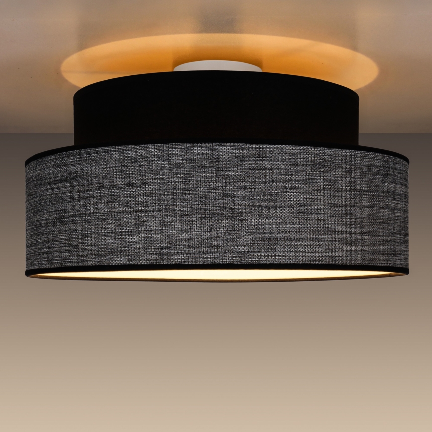 Laevalgusti GRACE 1xE27/60W/230V d. 40 cm must/hall