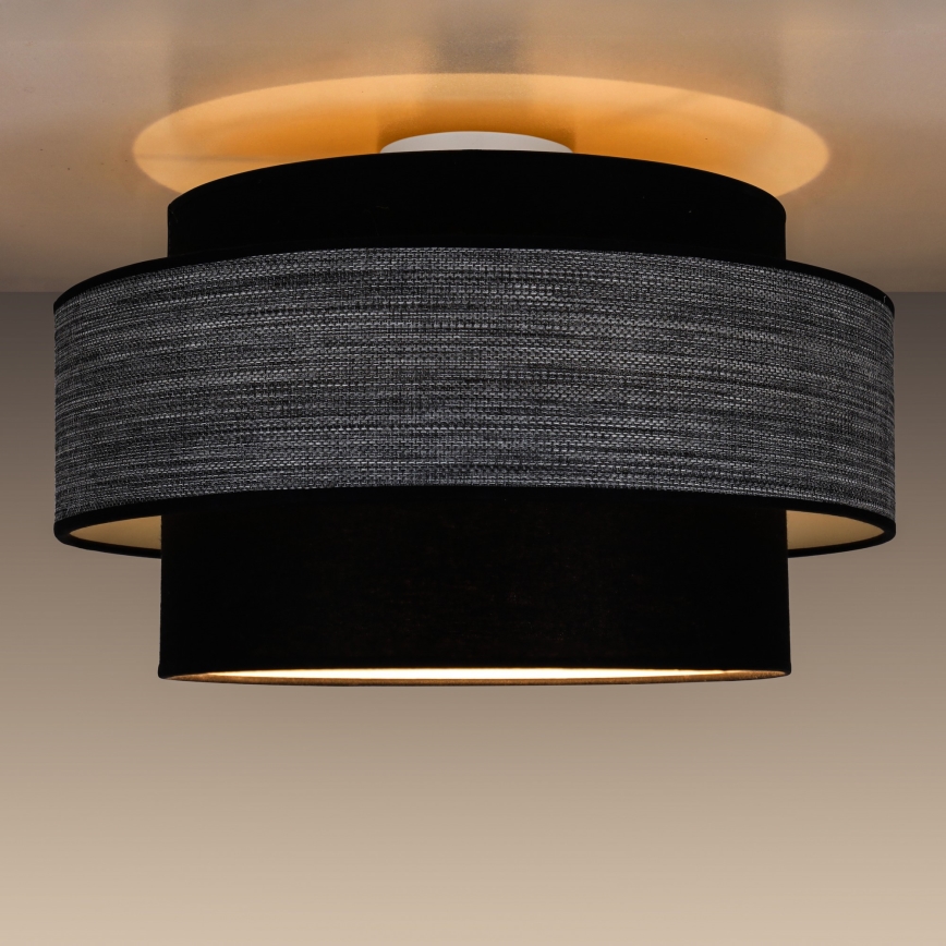 Laevalgusti GRACE 1xE27/60W/230V d. 40 cm must/hall