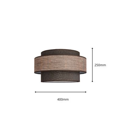 Laevalgusti GRACE 1xE27/60W/230V d. 40 cm pruun/beež