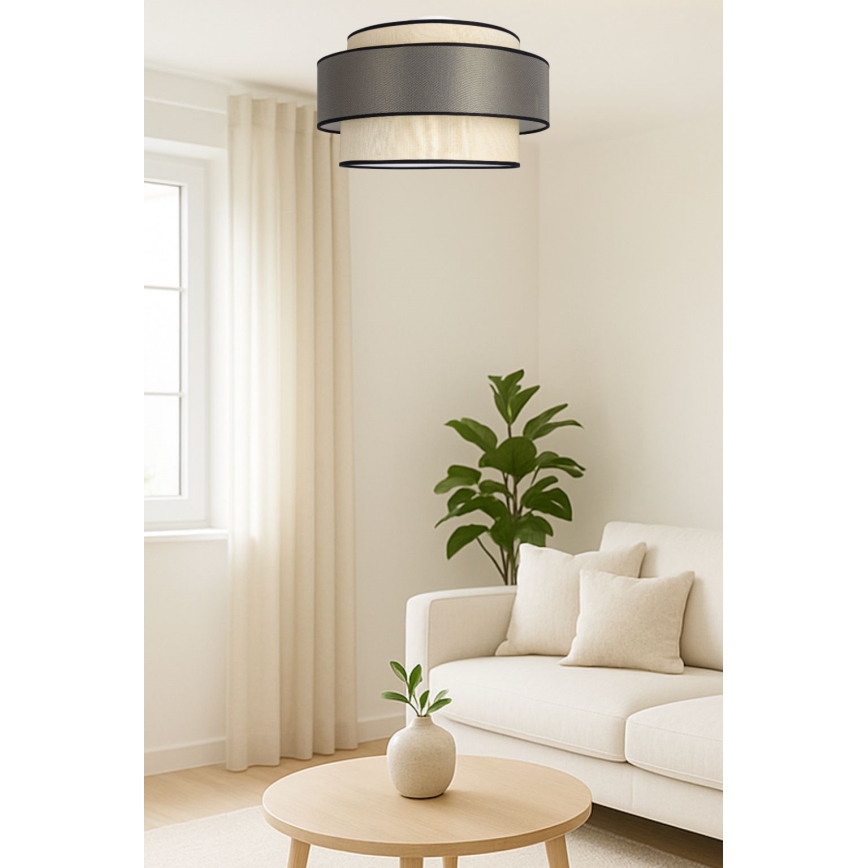 Laevalgusti GRACE 1xE27/60W/230V kreemikas/hall