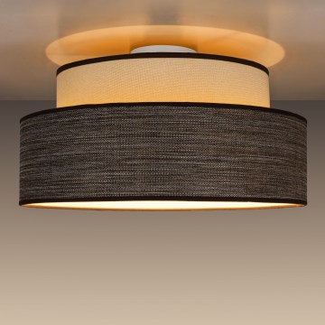 Laevalgusti GRACE 1xE27/60W/230V kreemikas/pruun