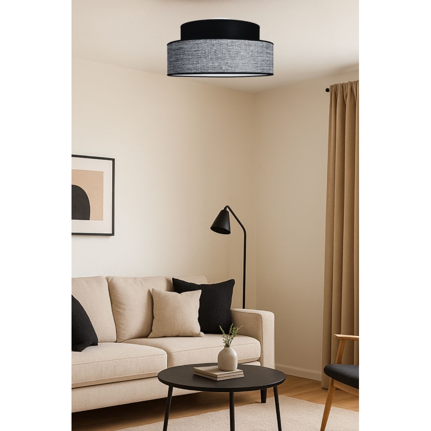 Laevalgusti GRACE 1xE27/60W/230V must/hall