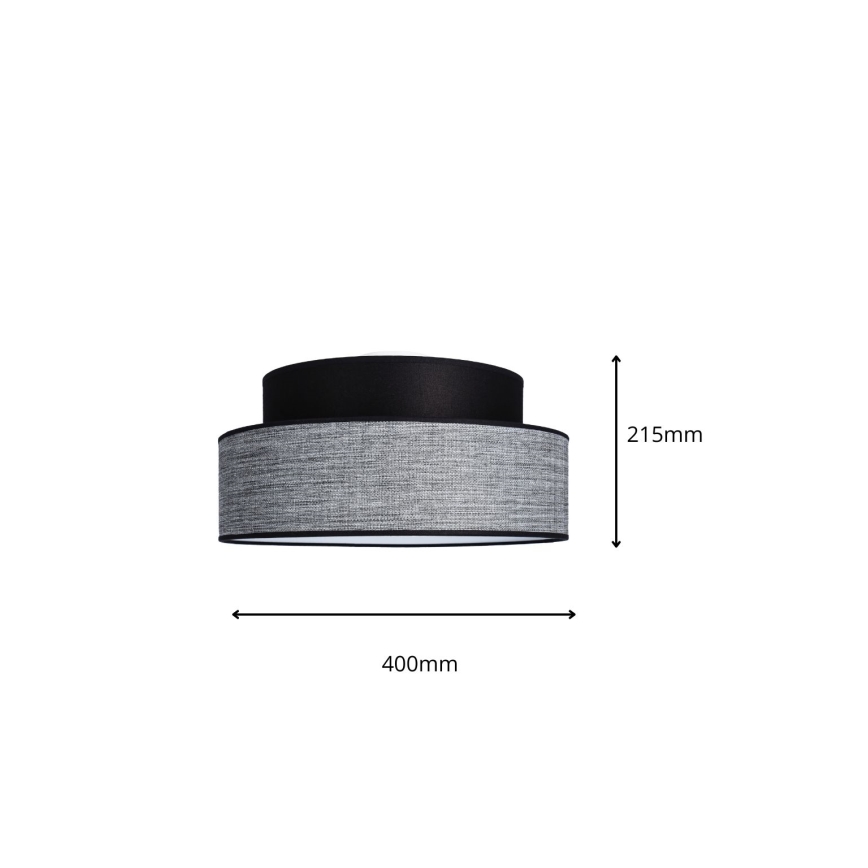 Laevalgusti GRACE 1xE27/60W/230V must/hall