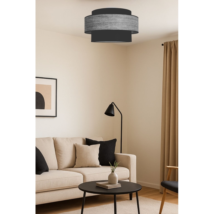 Laevalgusti GRACE 1xE27/60W/230V must/hall