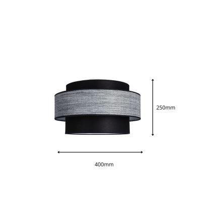 Laevalgusti GRACE 1xE27/60W/230V must/hall