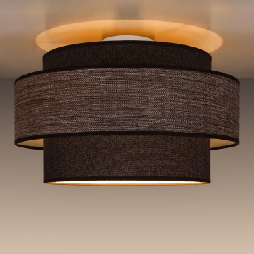 Laevalgusti GRACE 1xE27/60W/230V pruun/beež
