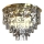 Laevalgusti LUXURIA 9xE14/40W/230V d. 48 cm kuldne