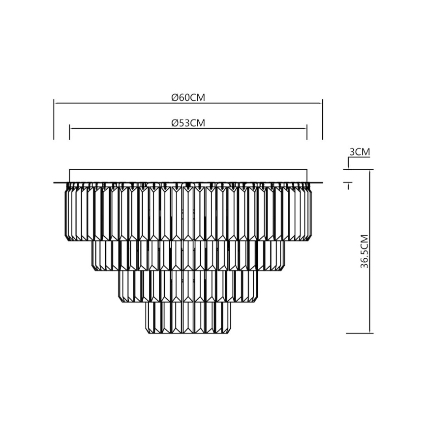 Laevalgusti MILANO 9xE14/40W/230V kuldne